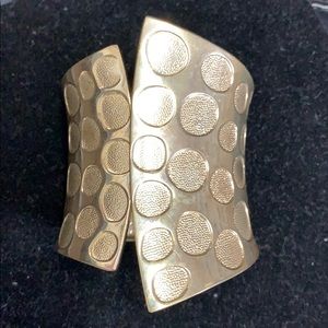 Vintage gold cuff bracelet